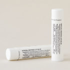 Custom Logo Lip Balm Natural Beeswax Paraben Free
