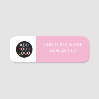 Custom Logo Magnetic Employee Name Tag | Business