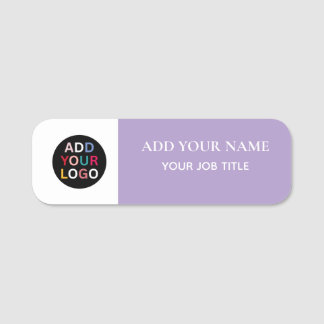 Custom Logo Magnetic Employee Name Tag | Business