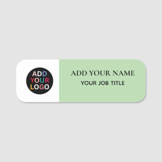 Custom Logo Magnetic Employee Name Tag | Business