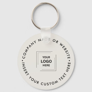 Custom Logo Marketing Promo Minimal Business Desig Keychain