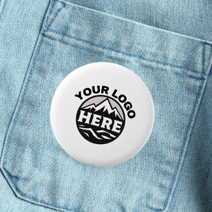  Custom Logo Minimalist Modern Corporate  2 Inch Round Button