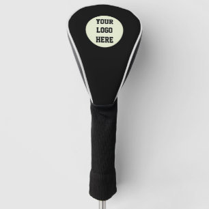 Custom Logo Modern Black Business Company Golf Head Cover