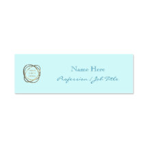 Custom Logo Modern Elegant Aqua Turquoise    