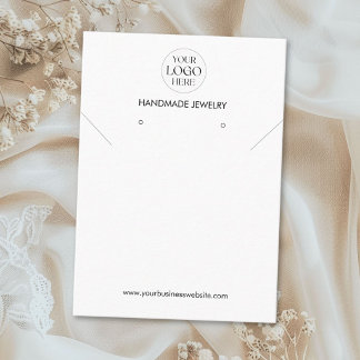 Custom Logo Modern Handmade Jewellery Display Card