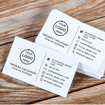 Custom logo modern minimalist social media card