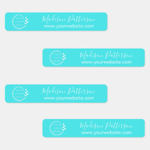 Custom Logo Modern Minimalist Social Media Icons