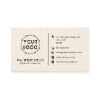 Custom logo modern minimalist social media icons