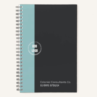 Custom logo modern minimalist Spiral Notebook