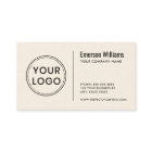 Custom logo modern minimalist white or any colour