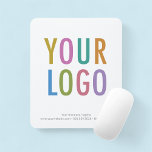 Custom Logo Mouse Pad Cloth Fabric Promotional<br><div class="desc">Personalize our mouse pad with your company logo and custom text. It has a cloth surface with a non-slip rubber base. Designed in white and other colors (all colors are customizable). It's 9.25 inch x 7.75 inch* with a rounded rectangle shape. No minimum order quantity and no setup fee. *Horizontal...</div>
