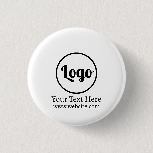 Custom logo Mug 1 Inch Round Button (Front)