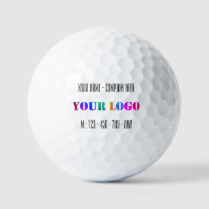 Custom Logo Name Phone Promotional Personalized Golf Balls