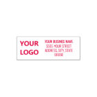 Custom Logo Name Return Address Self-inking Stamp