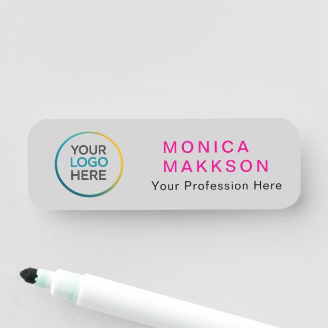 Custom  Logo Name Tag (In Situ)