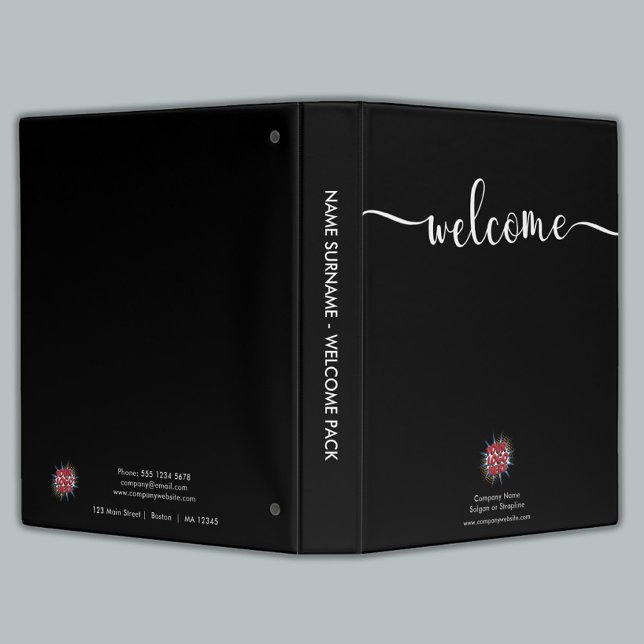Custom Logo, Name, Training Black Binder (Creator Uploaded)