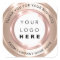 Custom Logo Name Web Rose BlushThank You