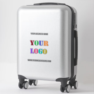 Custom Logo Name Website Business Promo Sticker