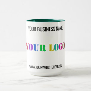 Custom Logo Name Website Mug - Promotional