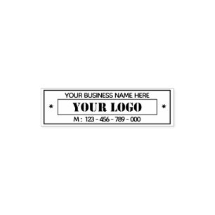 Custom Logo Name Website Personalized Special Self-inking Stamp