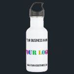 Custom Logo Name Website Promotional Personalized 532 Ml Water Bottle<br><div class="desc">Custom Logo Name Website Promotional Personalized Company Office Promotion Business or Personal Customizable Colours and Text Modern Gift - Add Your Logo - Image - Photo / Name - Company / Website or E-mail or Phone - Contact Information / Address - Resize and Move or Remove / Add Elements -...</div>