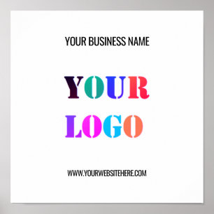 Custom Logo Name Website Promotional Personalized Poster