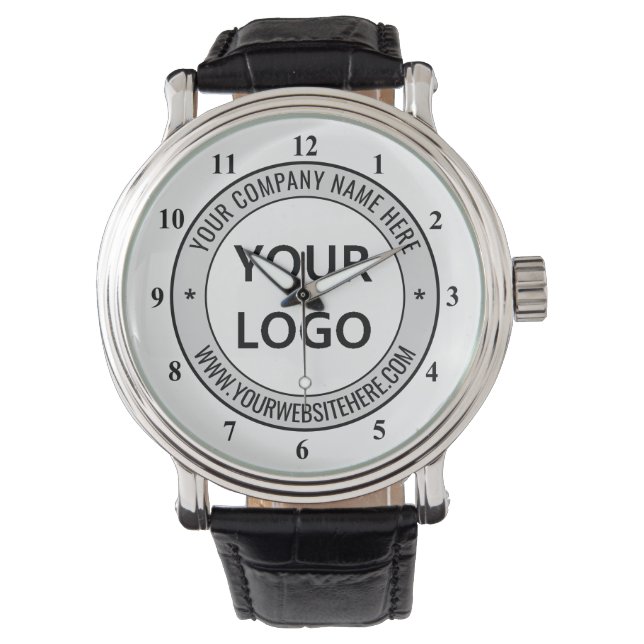 Custom Logo Name Website Watch Promotional Company (Front)