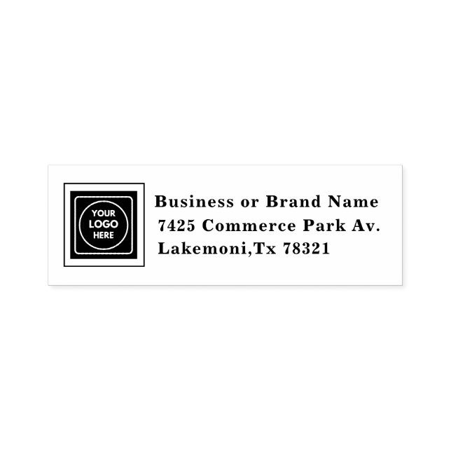 Custom Logo Office Business Professional Brand Self-inking Stamp (Design)
