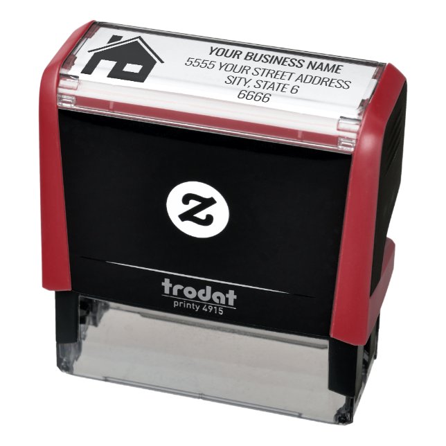 Custom Logo or Photo Address Self-inking Stamp (Product)