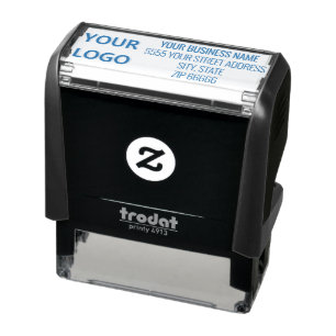 Custom Logo or Photo Address Stamp Example
