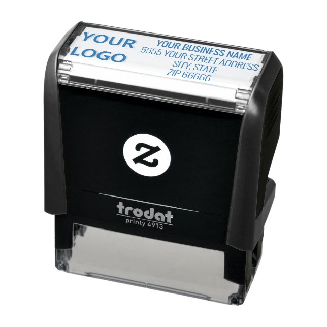 Custom Logo or Photo Address Stamp Example (Product)