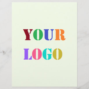 Custom Logo or Photo Business Flyer Template