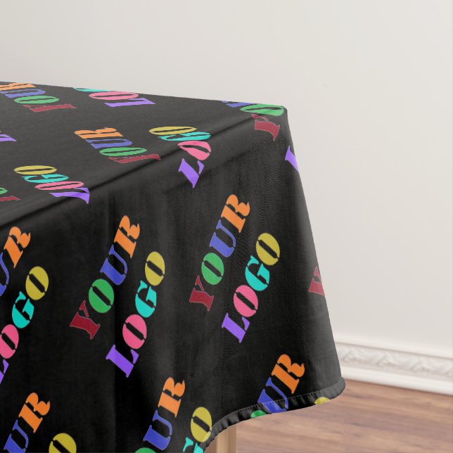 Custom Logo or Photo Tablecloth - Your Colours (In Situ)