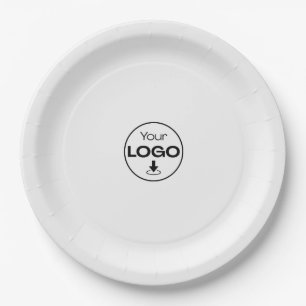 Custom Logo Paper Plates Personalized Business