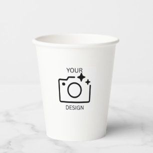 Custom Logo Party Wedding Birthday Bridal Shower Paper Cups
