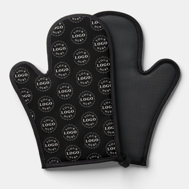 Custom Logo Pattern Oven Mitt for Kitchen Use (Front/Back)