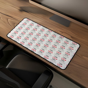 Custom Logo Personalized Business Branding Desk Mat