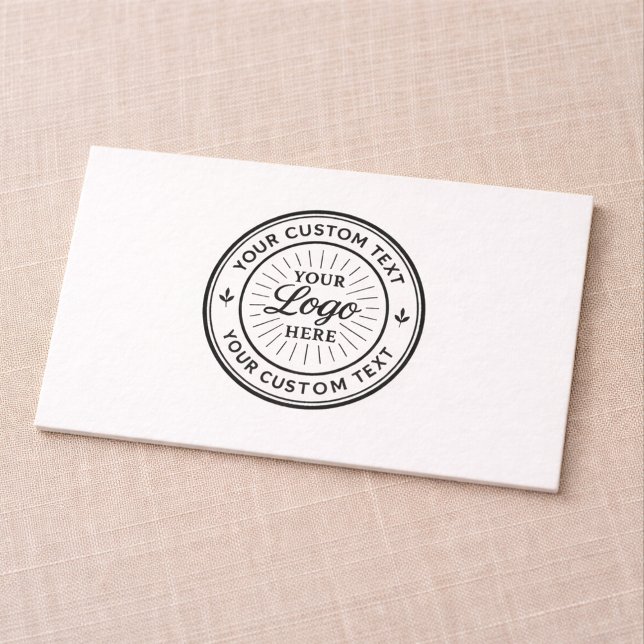 Custom Logo Personalized Business Branding Seal Card (Creator Uploaded)