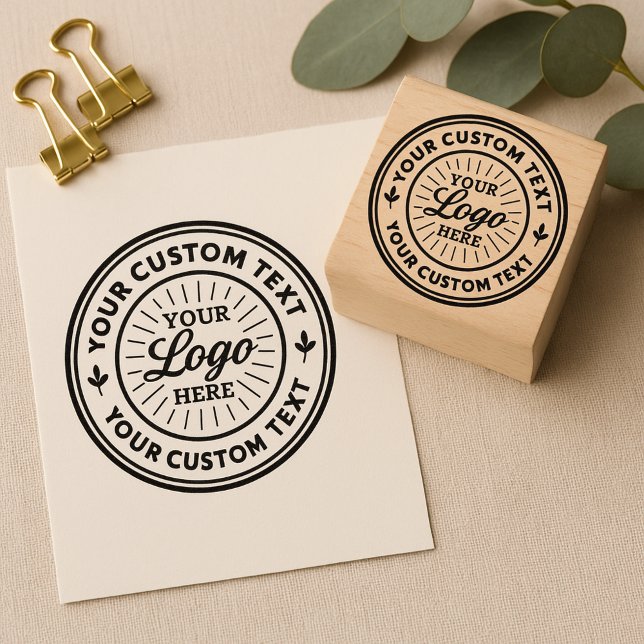 Custom Logo Personalized Business Branding Seal Rubber Stamp (Creator Uploaded)
