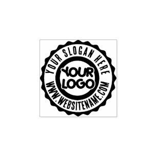 Custom Logo Personalized Business Branding Seal Rubber Stamp