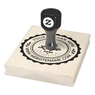 Custom Logo Personalized Business Branding Seal Rubber Stamp