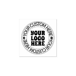 Custom Logo Personalized Business Elegante Trends Rubber Stamp