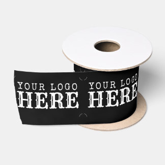 Custom Logo Personalized Business & Packaging 3" Satin Ribbon