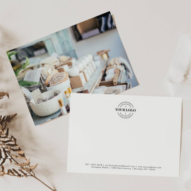 Custom Logo Photo Business Company Corporate Card (Creator Uploaded)