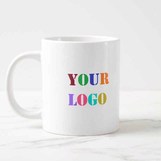 Custom Logo Photo Business Promotional Coffee Mug (Left)