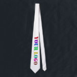 Custom Logo Photo Business Promotional Neck Tie<br><div class="desc">Custom Colours - Design Your own Tie with Your Company Logo Promotional Business Personalized Ties - Add Your Logo / Image / or Photo / QR Code / Text / more - Resize and move elements with Customization tool. Choose / add your favourite background colour ! Please use your logo...</div>