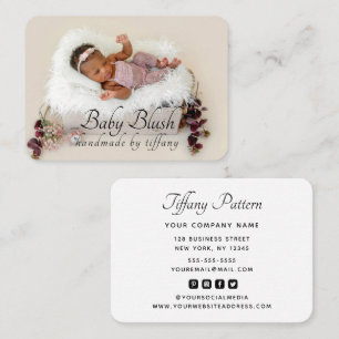 Custom Logo Photo Modern Script Social Media Icon Business Card