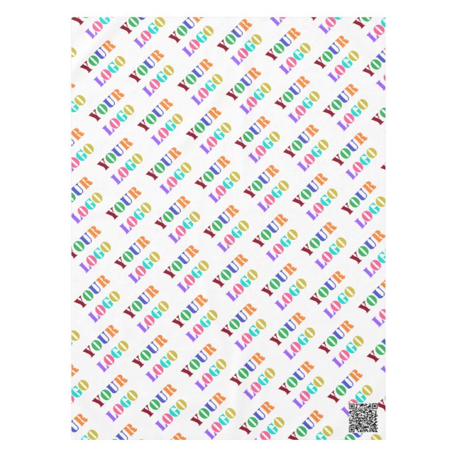 Custom Logo Photo Promotional Business Tablecloth (Front)