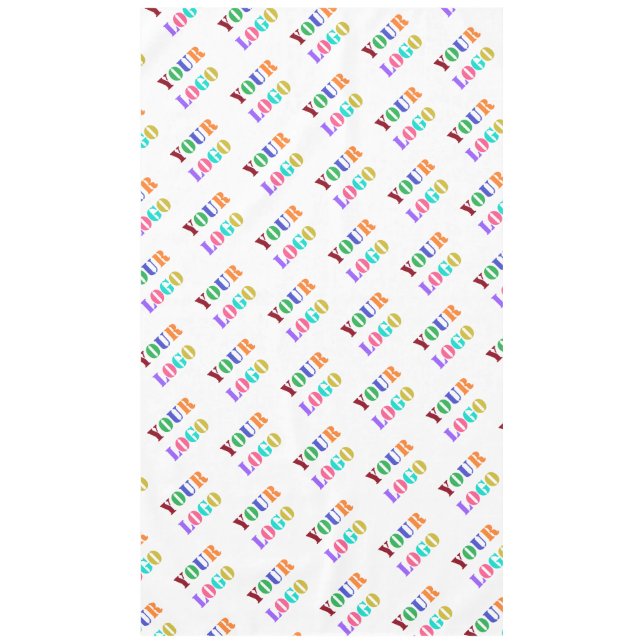 Custom Logo Photo Promotional Business Tablecloth (Front)