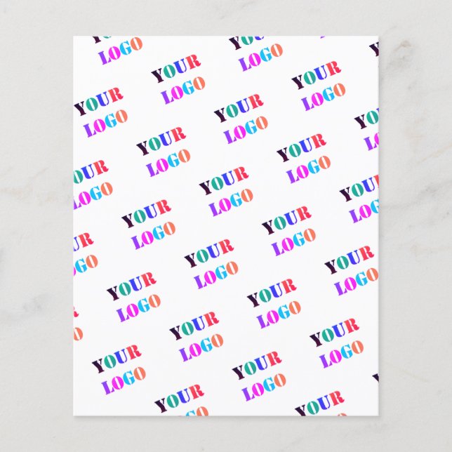 Custom Logo Photo Promotional Personalized Modern  Flyer (Front)